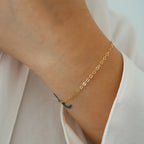 Women's stainless steel chain bracelet, view 24, King Watch
