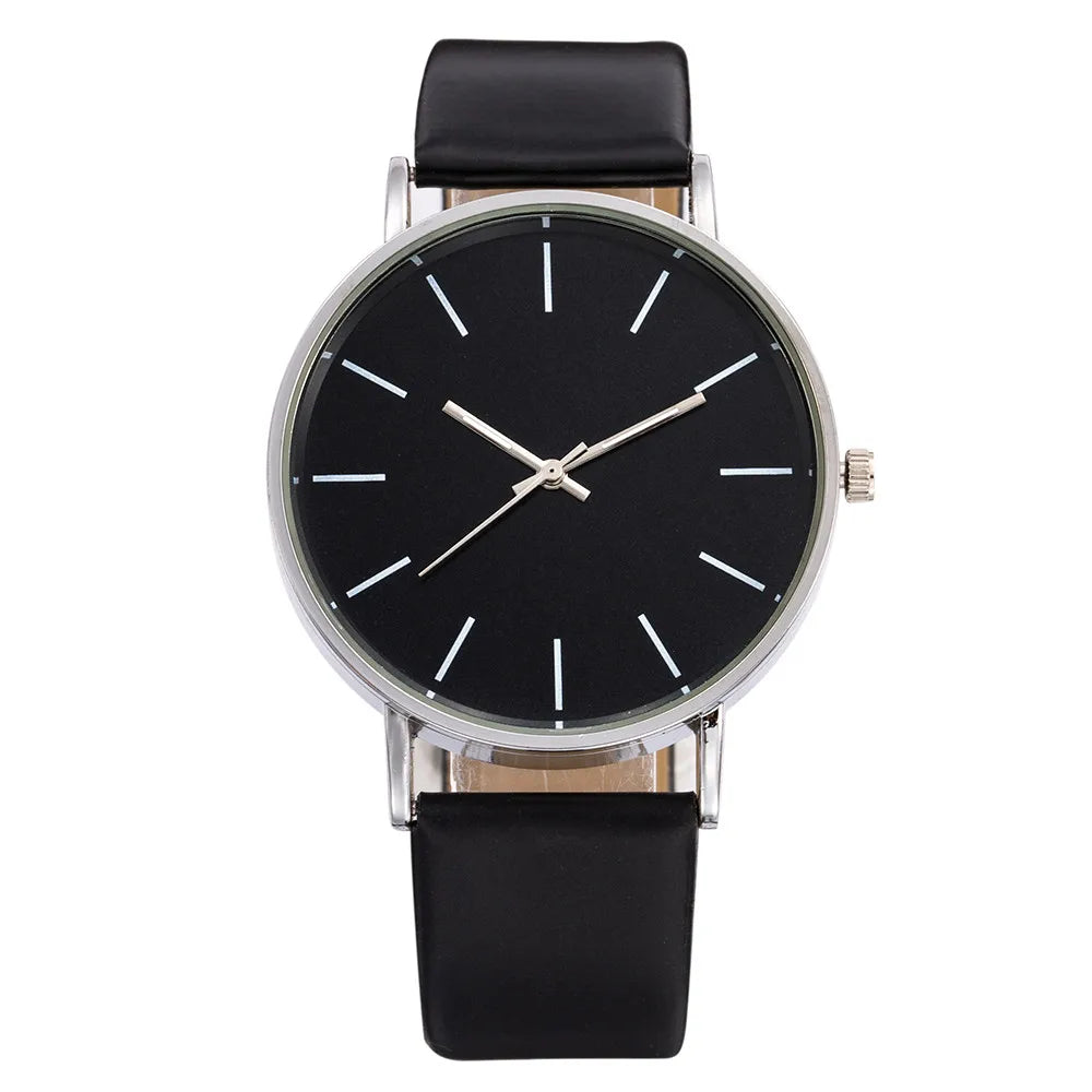 Montre homme analogique à quartz, bracelet en cuir, vue 5, King Watch
