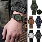Men's quartz watch with leather strap and luminous hands, King Watch
