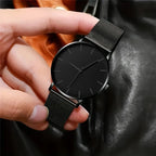 Montre homme à quartz, boîtier et bracelet en métal, cadran 40 mm, vue 2, King Watch