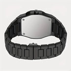 Matte black octagonal watch, dial with Eastern Arabic numerals, view 2, King Watch