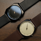 Montre à une seule aiguille, boîtier octogonal, King Watch
