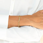 Women's stainless steel chain bracelet, view 6, King Watch