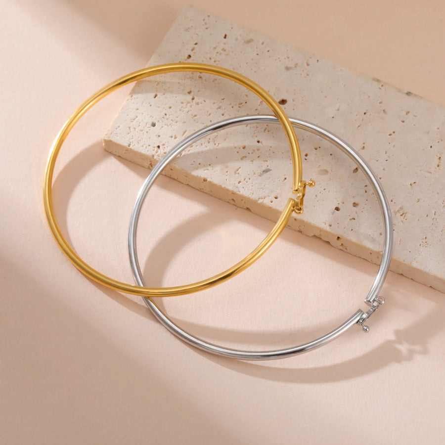 Thin Bangle Bracelet | Stainless Steel, 2.4 mm