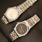 Octagonal watch with Who cares I'm already late dial, jumbled numerals, view 2, King Watch