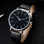 Montre homme analogique à quartz, bracelet en cuir, vue 2, King Watch