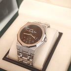 Octagonal watch with Who cares I'm already late dial, jumbled numerals, view 6, King Watch